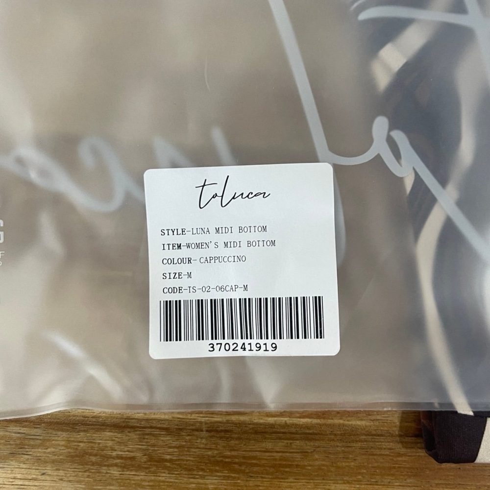 Toluca Luna Midi Womens Bikini Bottoms Medium New without Tags - Picture 4 of 4